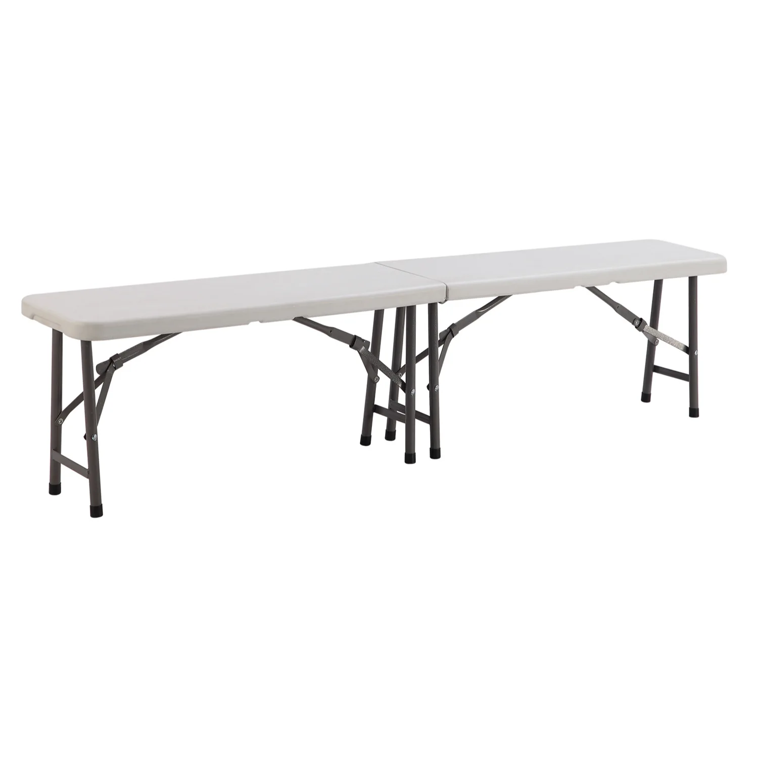 2021 new design modern outdoor cheapest plastic folding patio bench