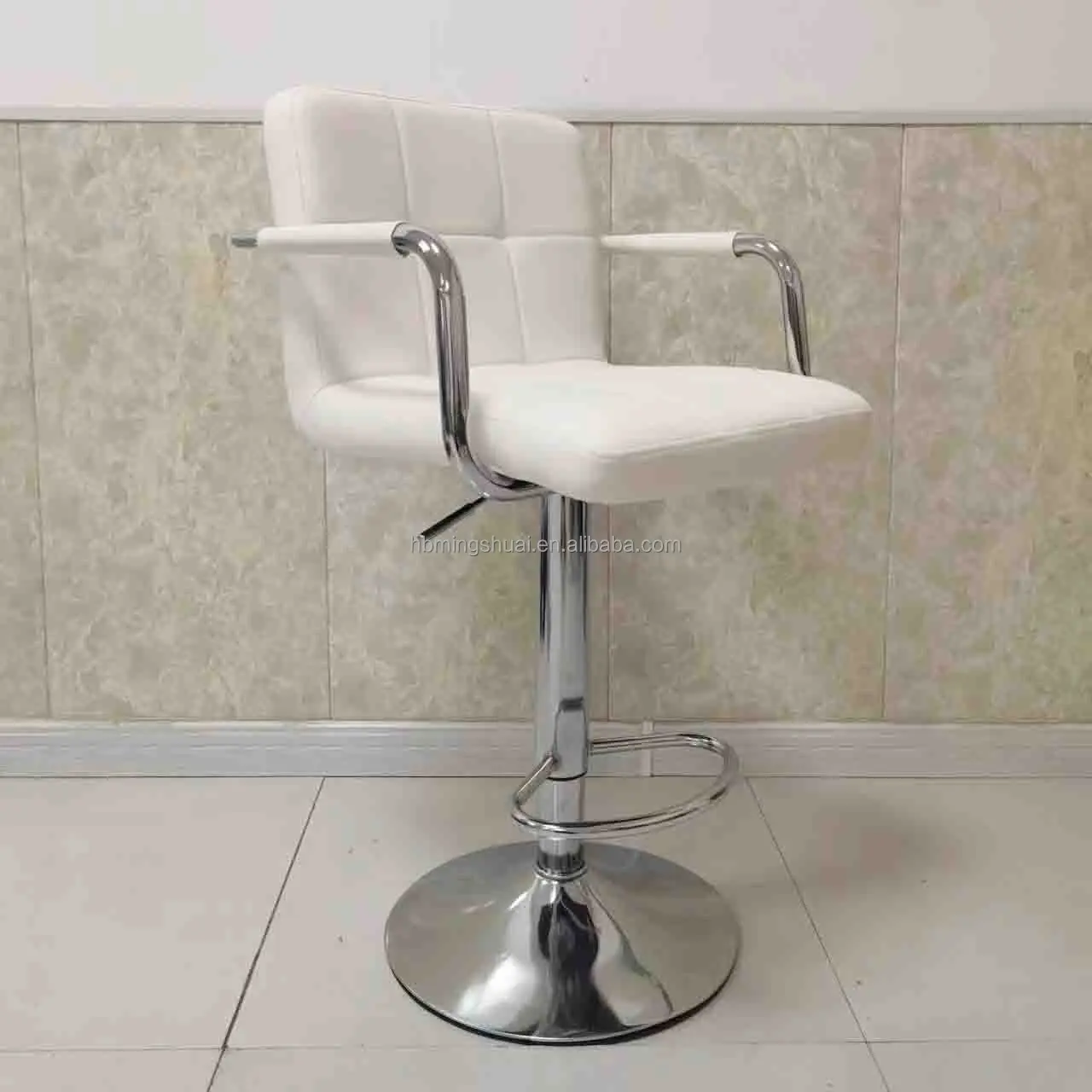 OEM custom Chaise pivotante Modern Used Home Bar Furniture swivel black and white Salon and used barber chairs for sale