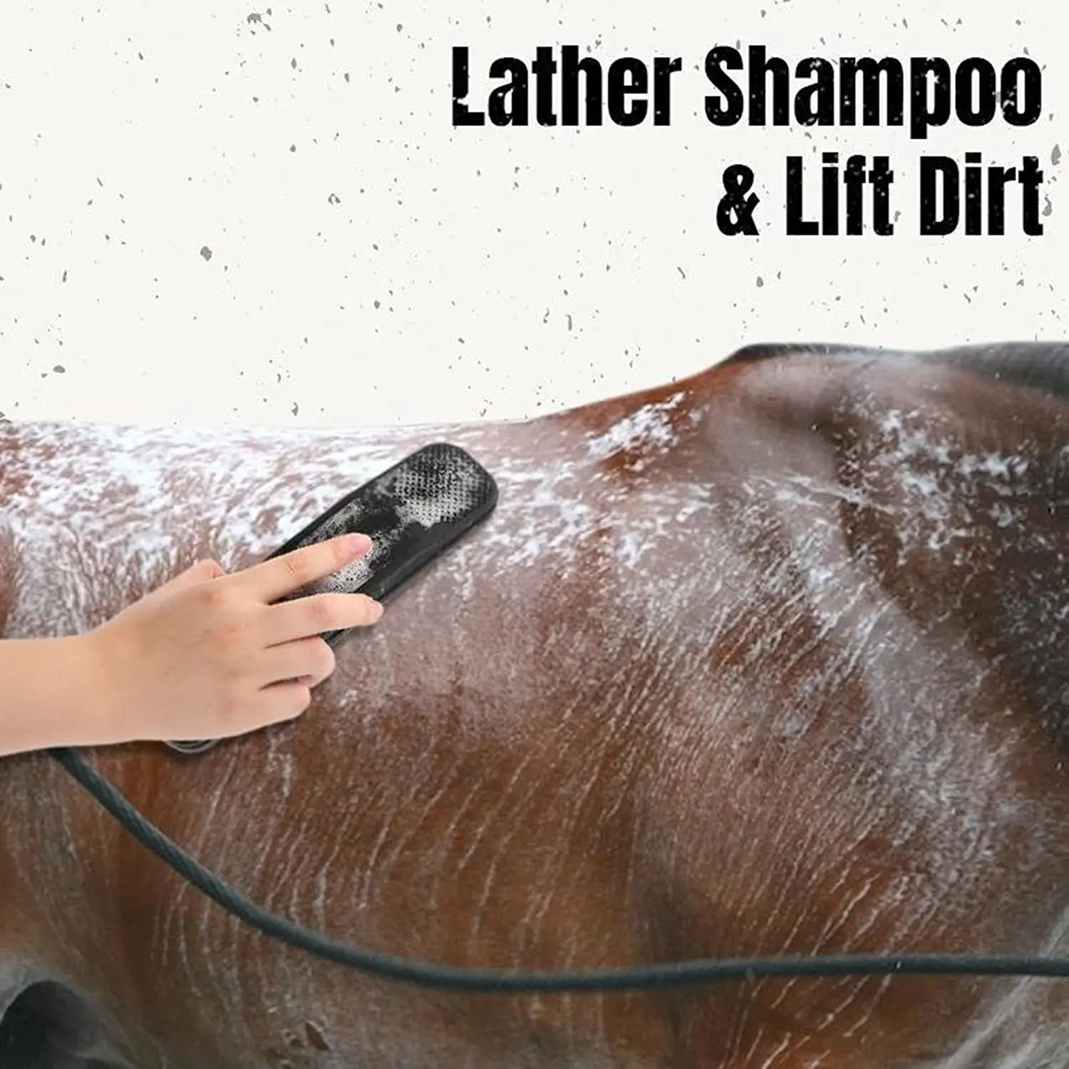 Customized logo pet Groomer Horses Dogs brushes 6-in-1 Shedding Grooming Massage