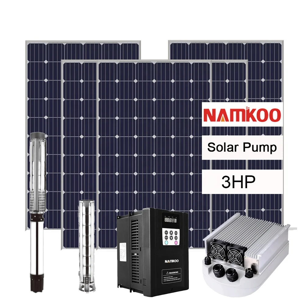 750W agriculture solar powered system 24 volt dc water pump of 1hp