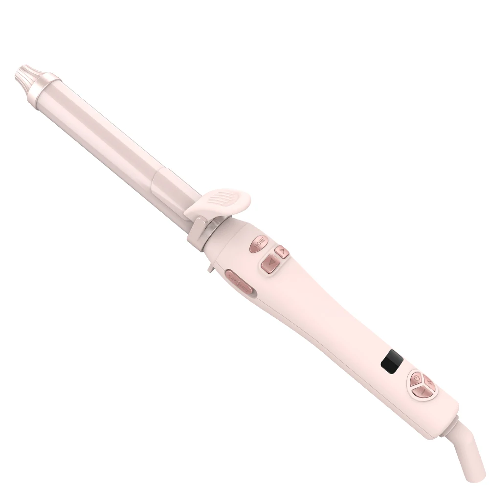 360 волнистый автоматический розовый щипцы для завивки волос самовращающийся шнур питания вращающийся палочка