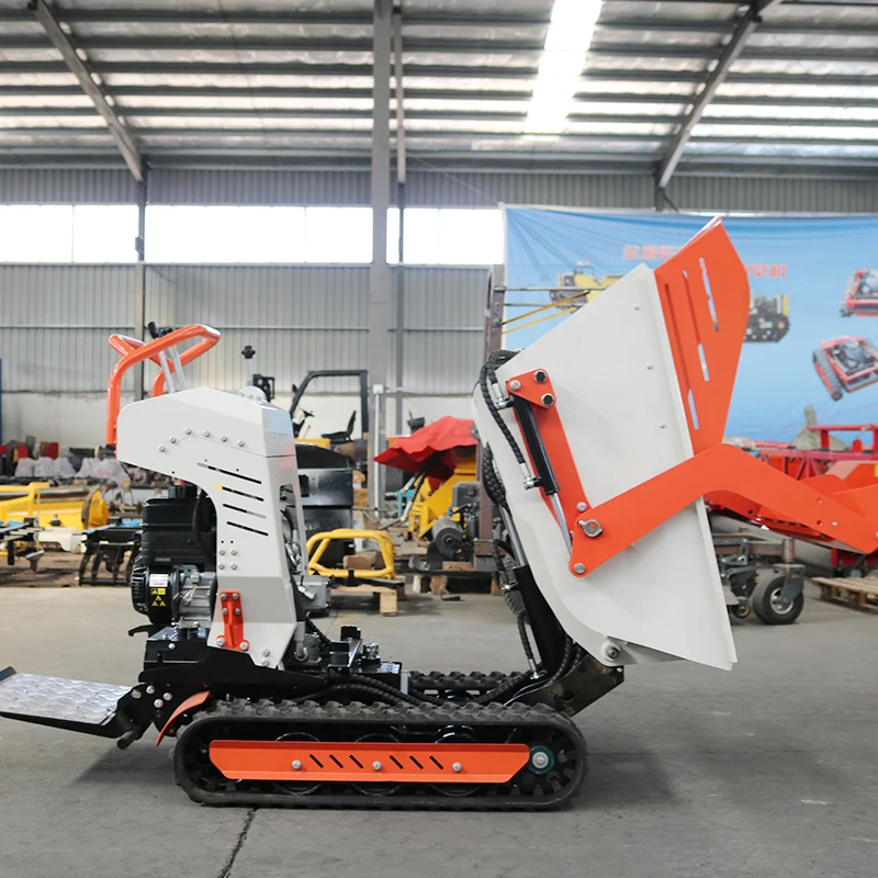 4x4 Compact Self-loading High Efficiency Max Loading Capacity 500 kg 800 kg Small Crawler Mini Dumper