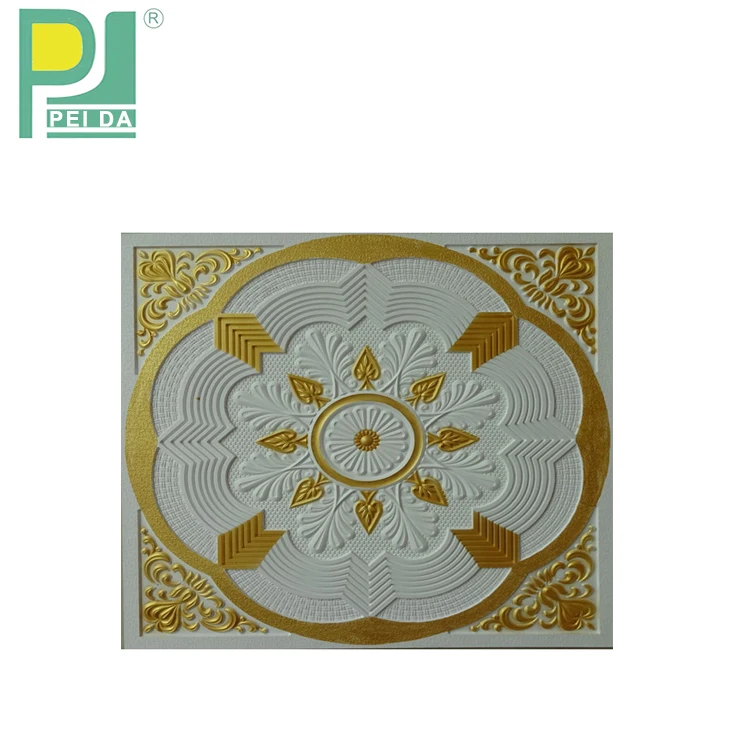 Beautiful Flower Designs Glass Plaster Of Paris Ceiling New