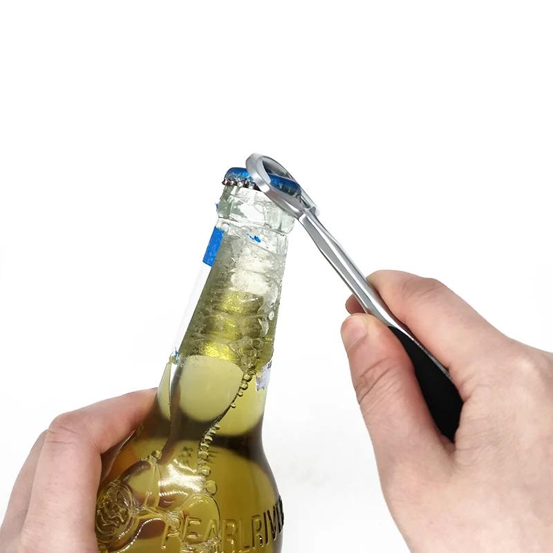 Beer metal stainless steel zinc alloy epoxy enamel sublimation custom logo bottle opener