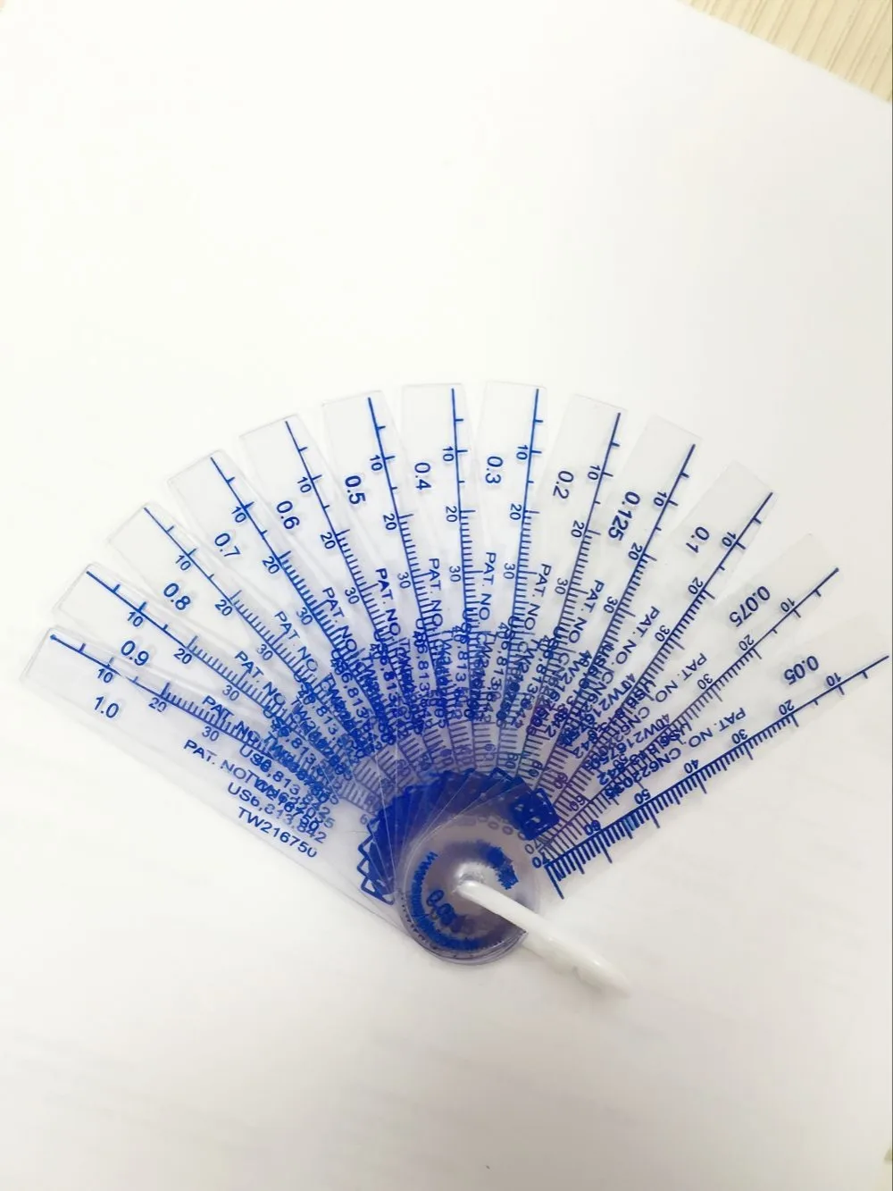 BEST plastic Feeler gauge plastic feeler gage