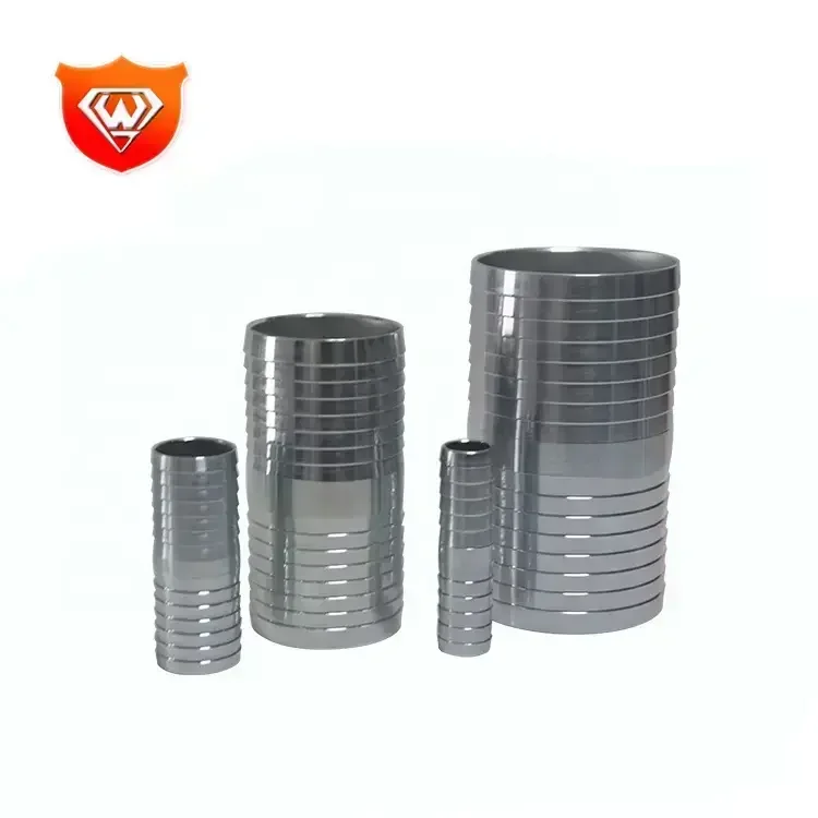 Hose End Steel Couplings White Zinc Plated Hose Mender Threaded Pipe Coupling Fittings Socket