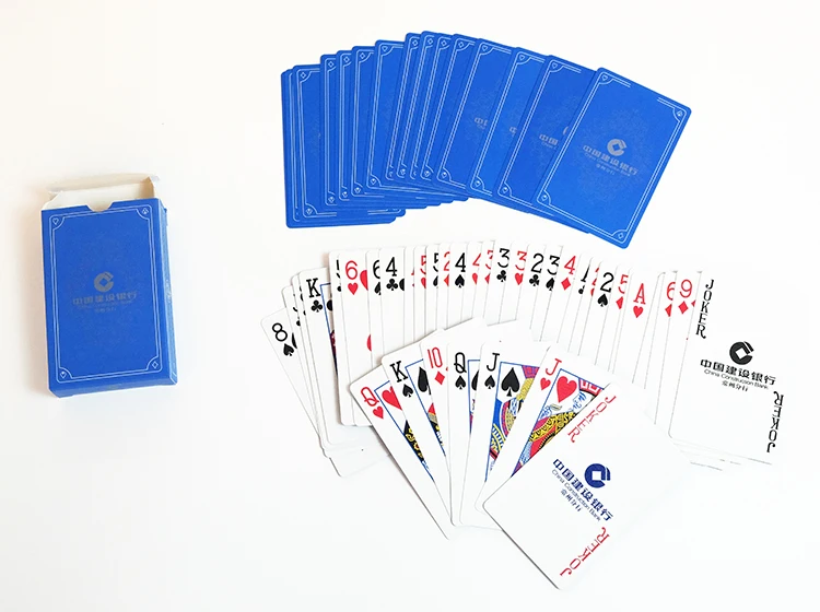 Custom Printing Advertising Paper Poker Custom Card Games Playing Cards Printing Playing Card Paper