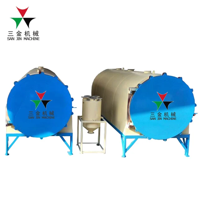 Horizontal airflow type charcoal biochar kiln and coconut shells carbonization