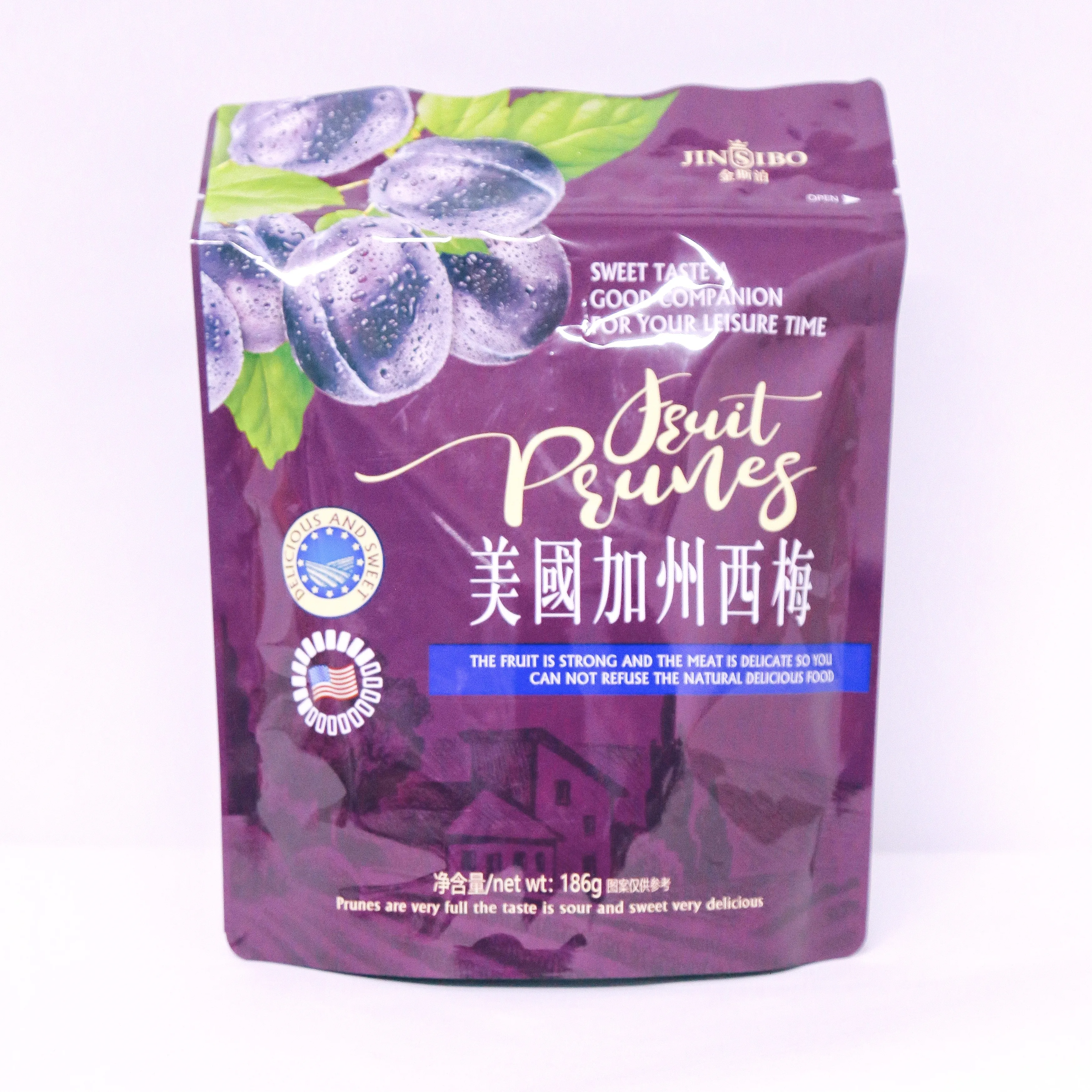 
JINSIBO Wholesale Preserved Fruit Manufactures Leisure snacks California USA Prune 