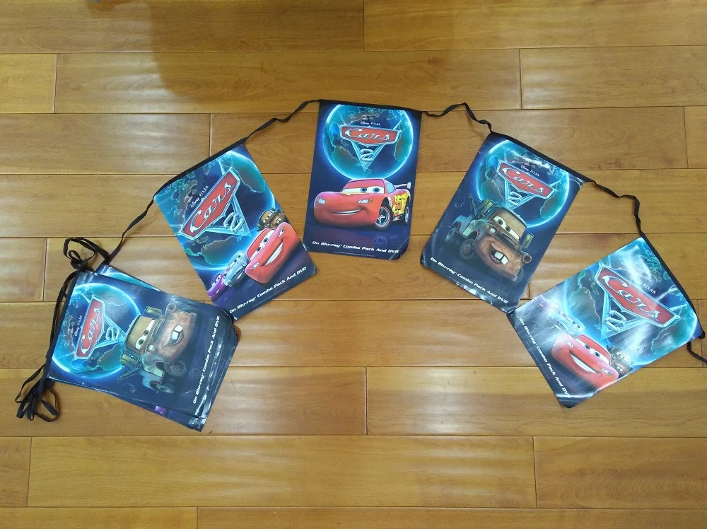 Wholesale custom decorative hanging bunting triangle pennant string flags