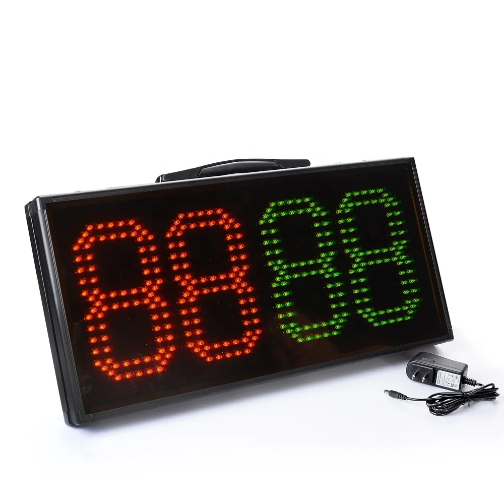 Portable LED Scoreboard Football Substitution Board 4 Digital Electronic Basketball Scoreboard