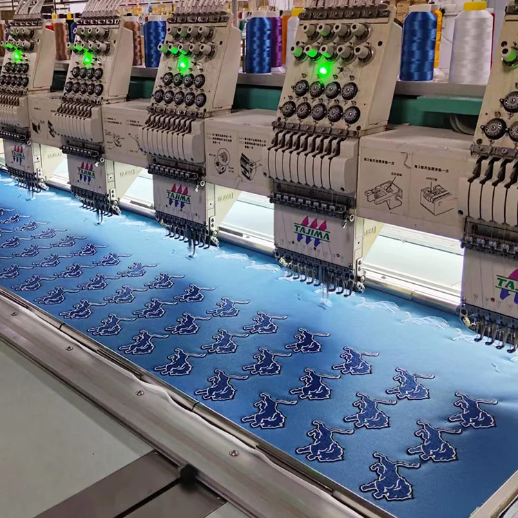 Long Lasting embroidered patches for various football teams baseball hats custom embroidery helmet patches trucker  patches