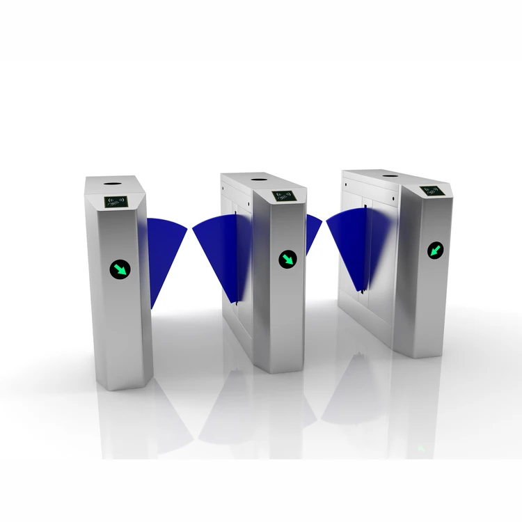 China Manufacturer Flap Barrier Gate Access Control Flap Barrier Gate  with RFID For Gym