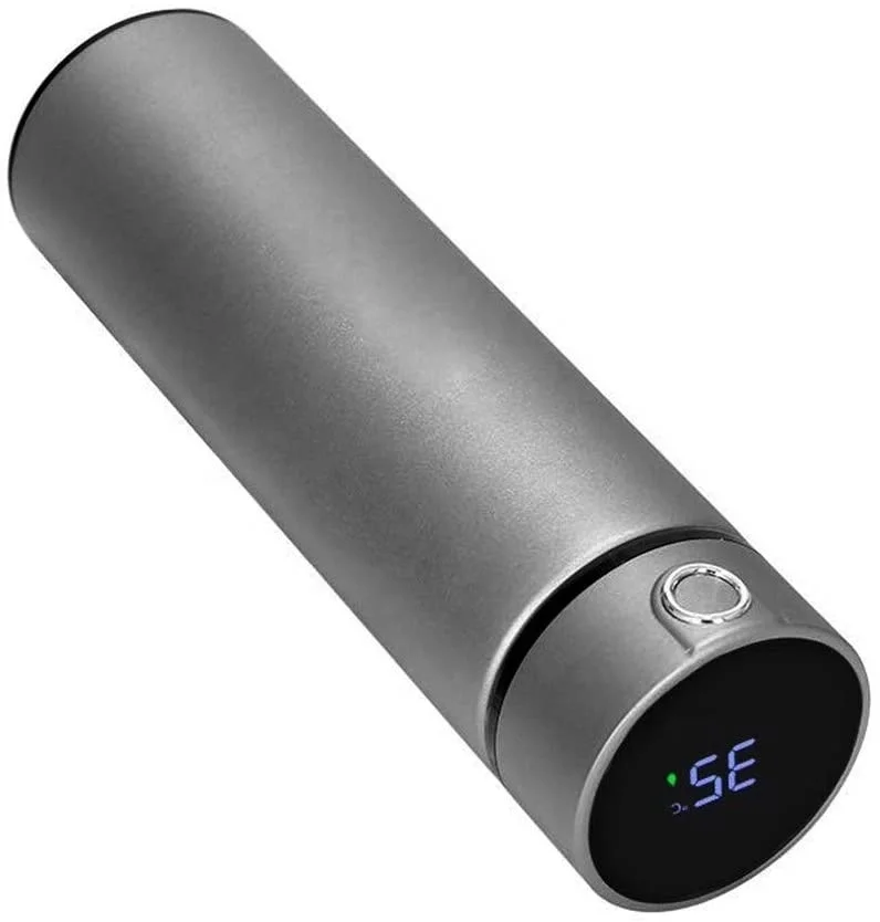 Double Wall Insulated Custom vacuum flask Smart Thermos Water Bottle Led Temperature Display thermos