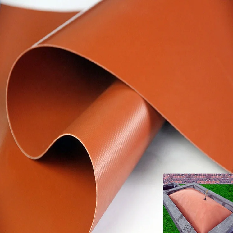 Anti-UV PVC flexible airtight farm using biogas digester bag methane fermentation pool