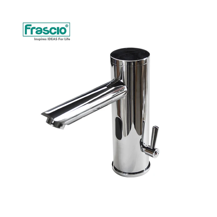 Frascio Luxury Sensor Basin Faucet Chrome Plating Full Brass  Automatic Water Saver Tap Smart Faucet Sensor