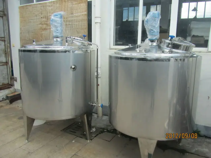 Ice cream plant use aging tank from 50L to 10000L