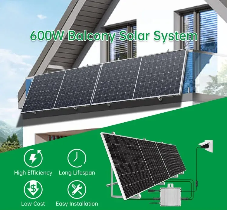 Plug And Play Balcony 400W Single crystal Solar System Germany Small On Grid Balcony Solar System
