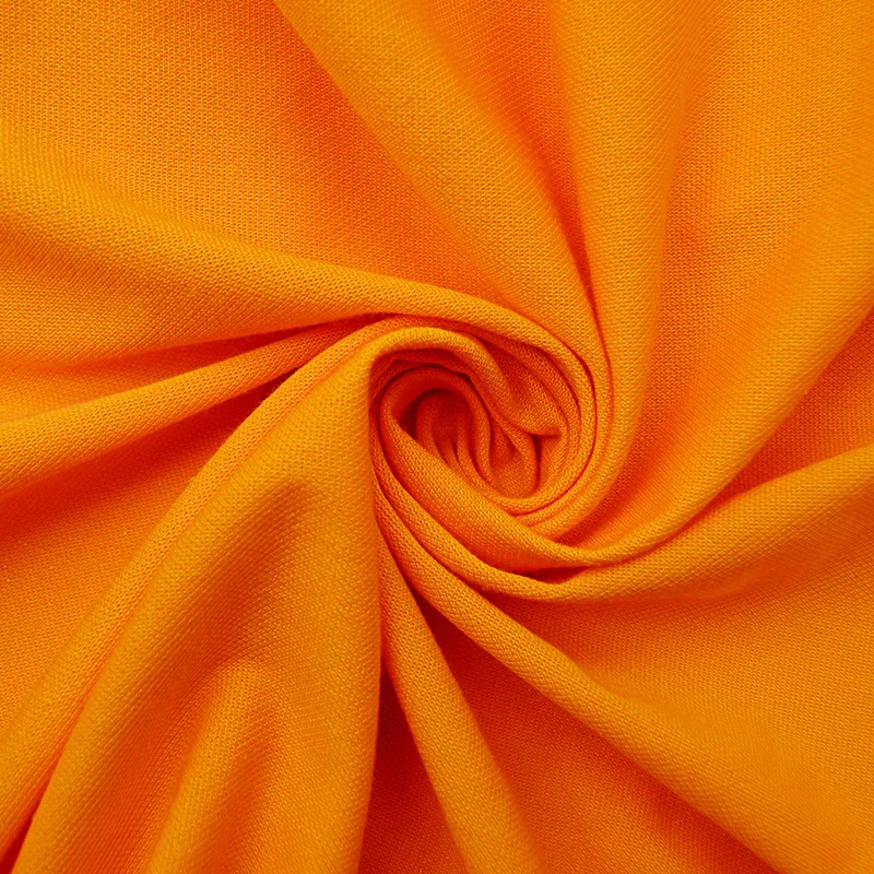 Dyed Color TC 90% Polyester 10% Cotton T-Shirt Fabric