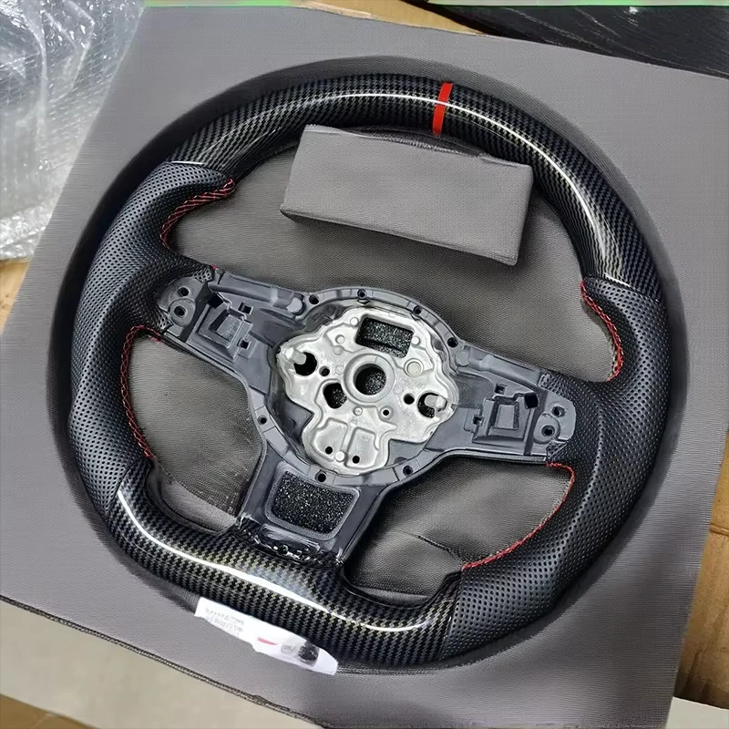 Рулевое колесо из углеродного волокна для Volkswagen Golf 7 75 GTI GTD GTE R Polo Tiguan Passat
