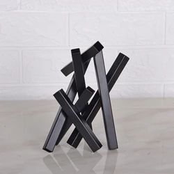 METAL DESKTOP DECORATIONS MODERN NORDIC DECORATIVE ACCENT HOME MINI FLOWER VASE SHOWPIECES FOR HOME DECORATION