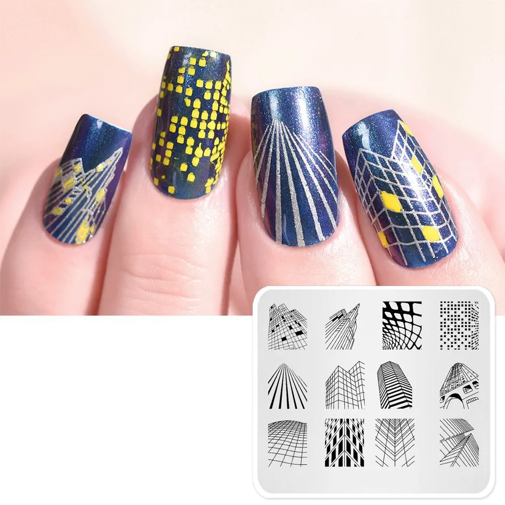 Personality Design Nail Art Stamp Polish Stamping Plates For Beauty Nails