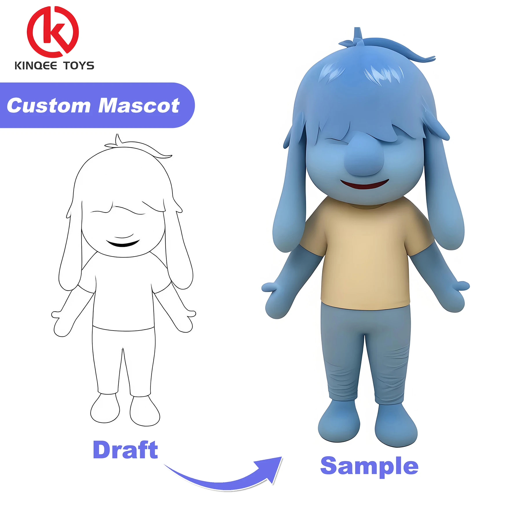 Kinqee Mascotte фабрика OEM костюм талисмана кукла собака танец с эффектом ходьбы персонаж праздник Хэллоуин на заказ талисман костюмы
