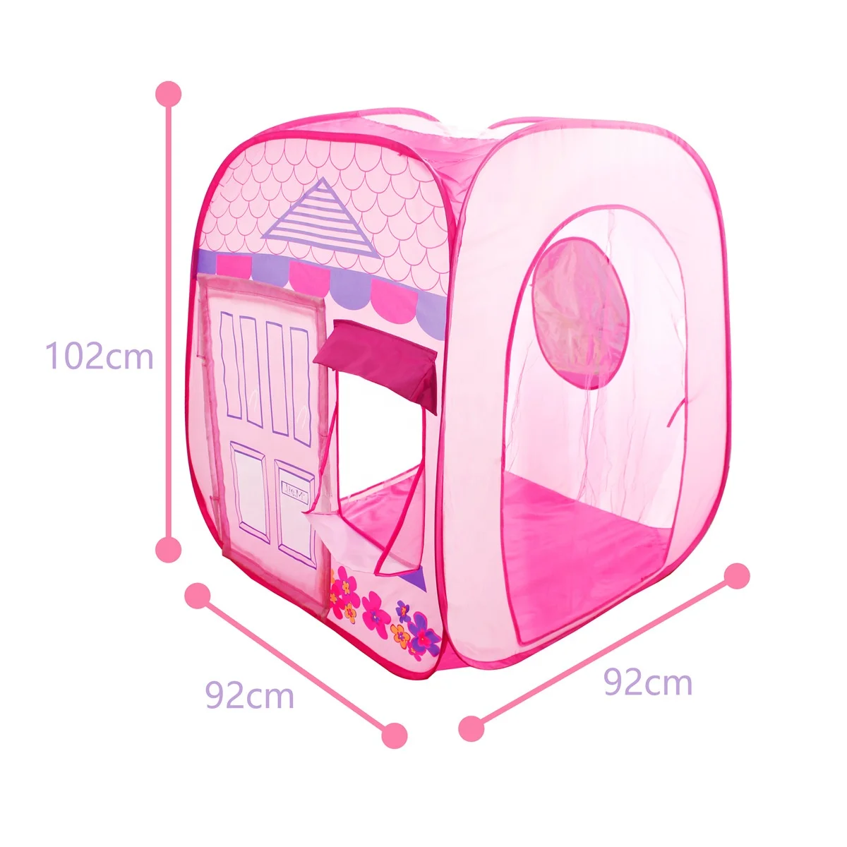 Pop up with Mesh Tent Outdoor Girls Playing Magic Dressing Castle Tent