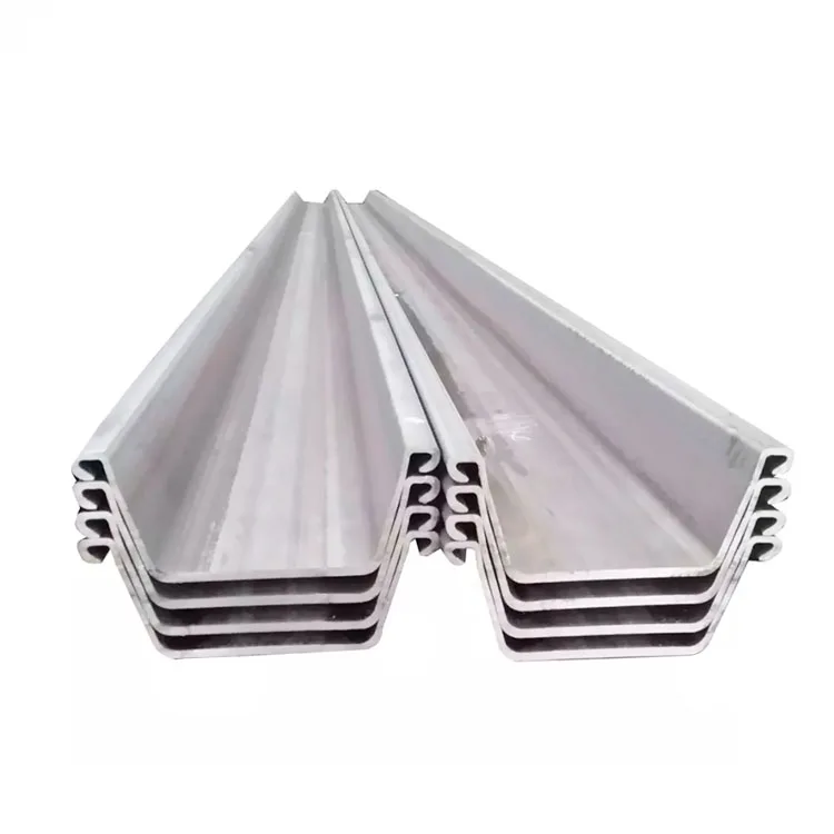 Популярный товар Лидер продаж стальной лист типа Z сваи для строительной