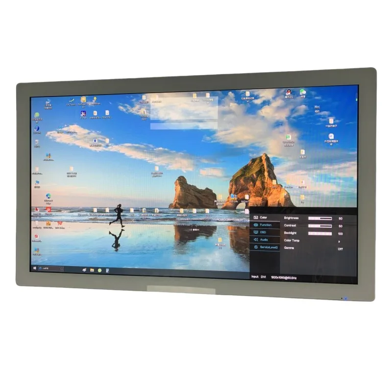 27 Inch Custom Lcd Display 900 Nits HDM1 DVI VGA DP Input Touch Screen Lcd Digital Sigange Display For Commercial Medical Use