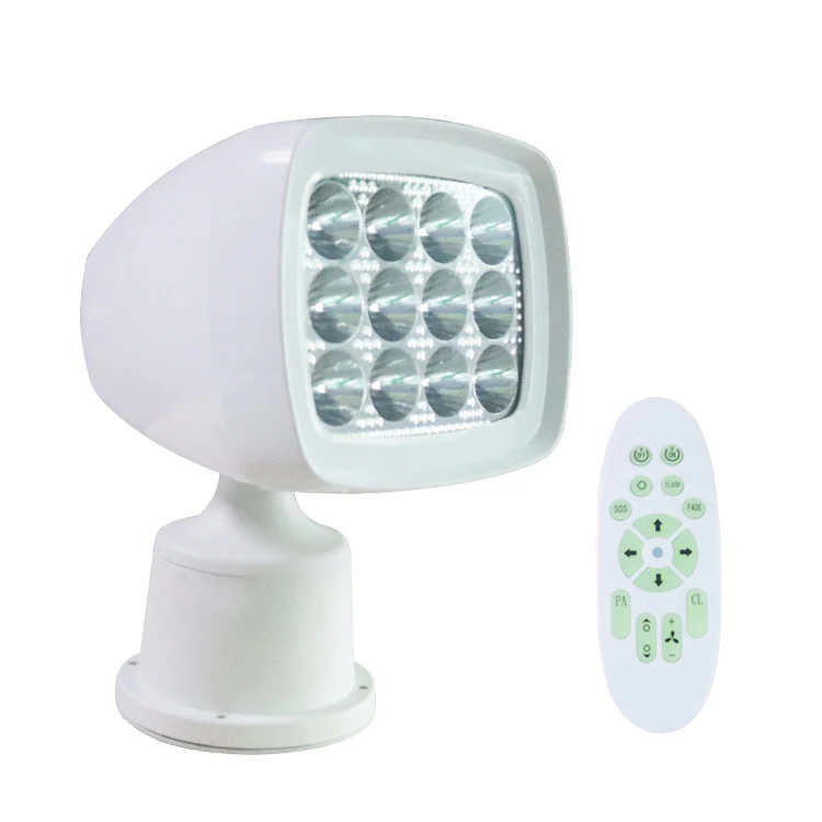 Boat Marine Yacht Search Light LED Remote Control 360 Rotate Spot Light