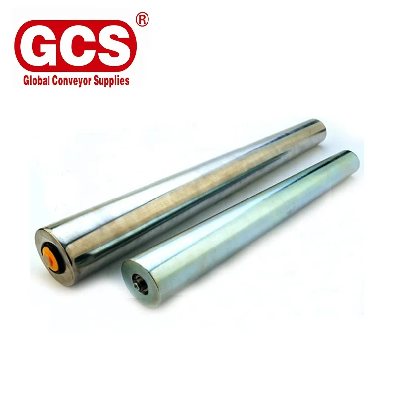 China GCS conveyor roller material handling equipment cone roller conical pressed groove roller idler