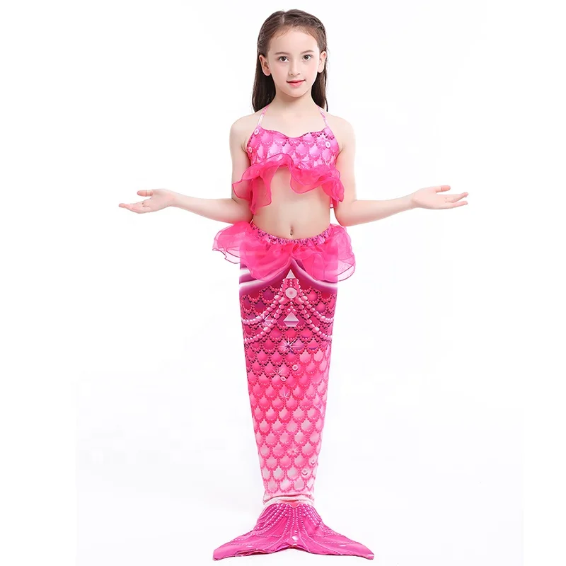 
2020 Summer Hot Child mermaid swimwear Tail for Swimming Kids Mermaid swimwear Tail Similar 