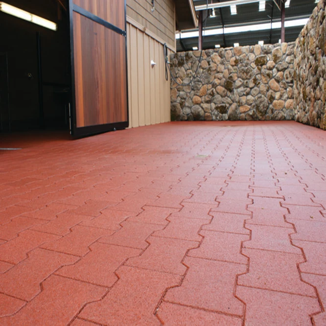 USA Horse Barn Rubber Flooring Brick and Tiles for Horse Stable Barn Floor