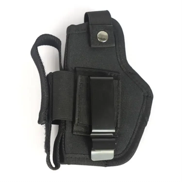 Tactical Gun Holster Concealed Carry Universal Waist Belt Clips Nylon IWB Inside Gun Holder Bag with Magazine Pouch