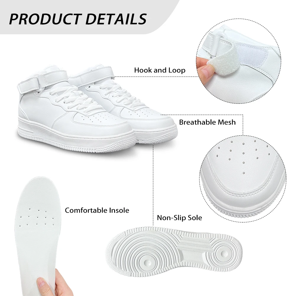 Custom Logo Skateboard Sneakers Mid High Anime Chaussures-Hommes Personalized Chunky Casual Shoes for Men Summer Breathable