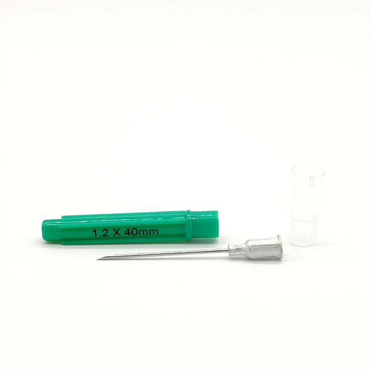1.2mm*40mm Disposable Aluminium Hub Veterinary Needle