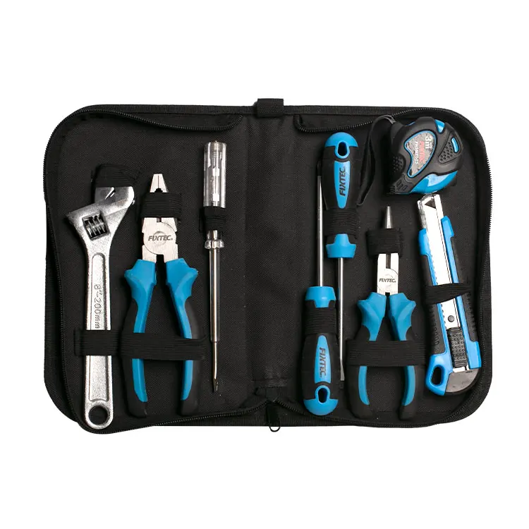 FIXTEC Wholesale China Professional 8pcs Handtools Set Professional Home Tools Kit Set Box Hand Tool