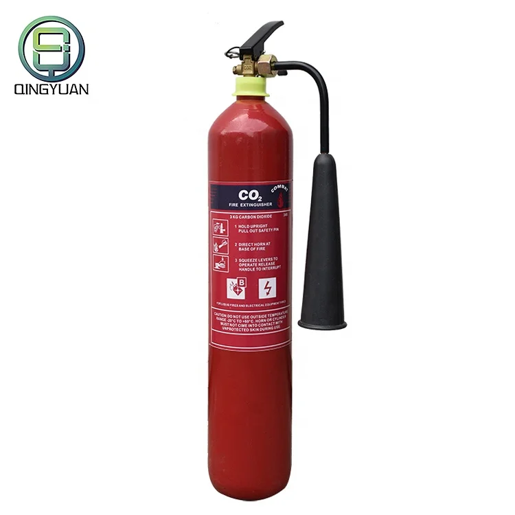3kg portable co2 gas empty steel fire safety extinguisher  cylinder