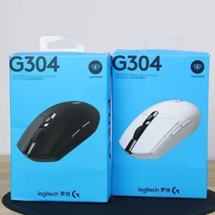 Logitech G304 LIGHTSPEED Programmable USB Wireless HERO 12000DPI Game Mouse Optical Programmable Mouse Zero Smoothing Filtering