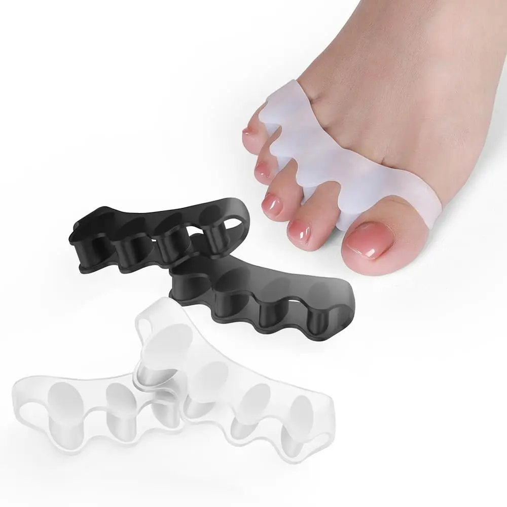 Silicone gel big toe straightener spacers pedicure hallux valgus bunion corrector toe spreaders spacers toe separators for feet