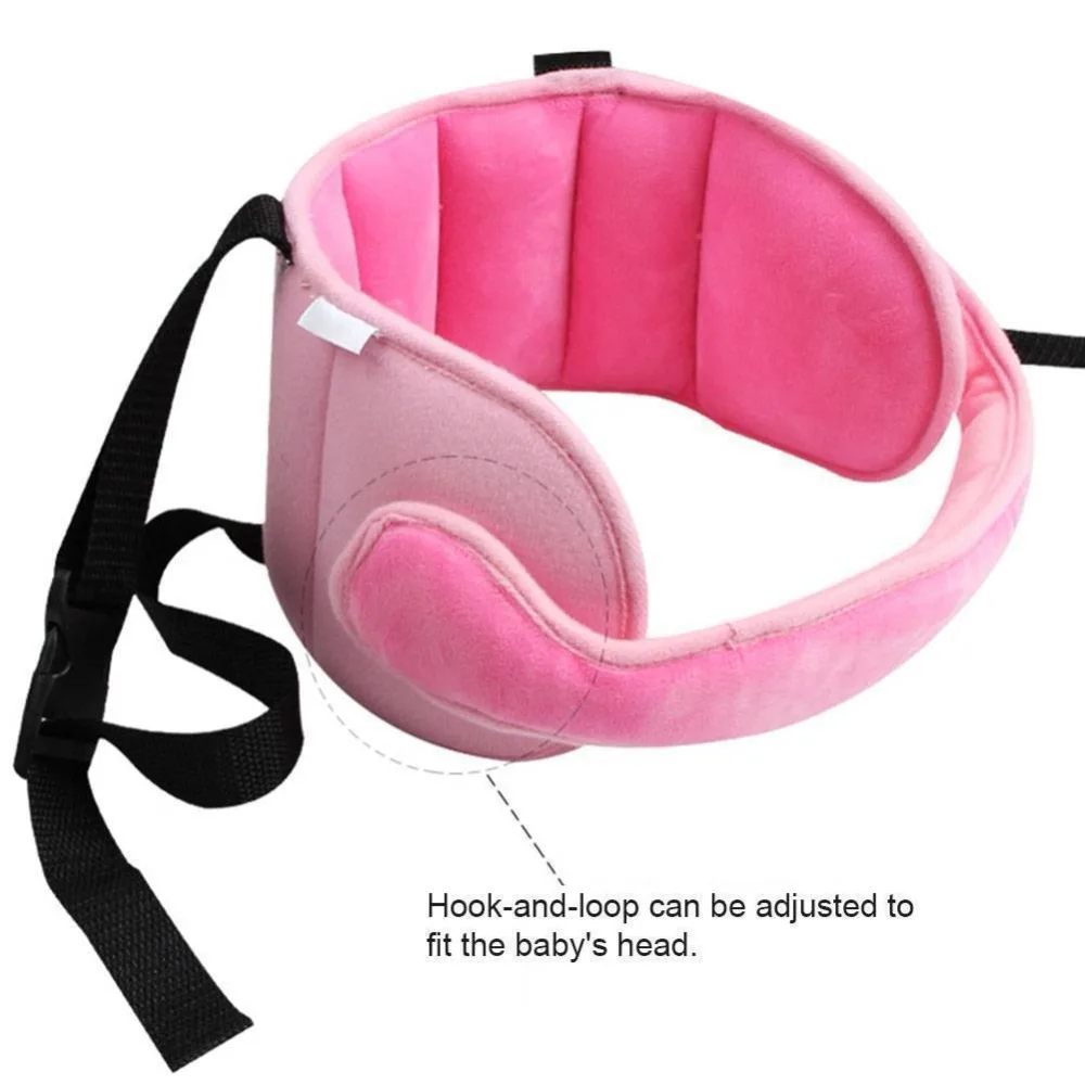 Infant Baby Car Safety Seat Head Fixing Auxiliary Cotton Belt Fastening Belt Adjustable Kid Secure Strap Doze Band Baby Pillows