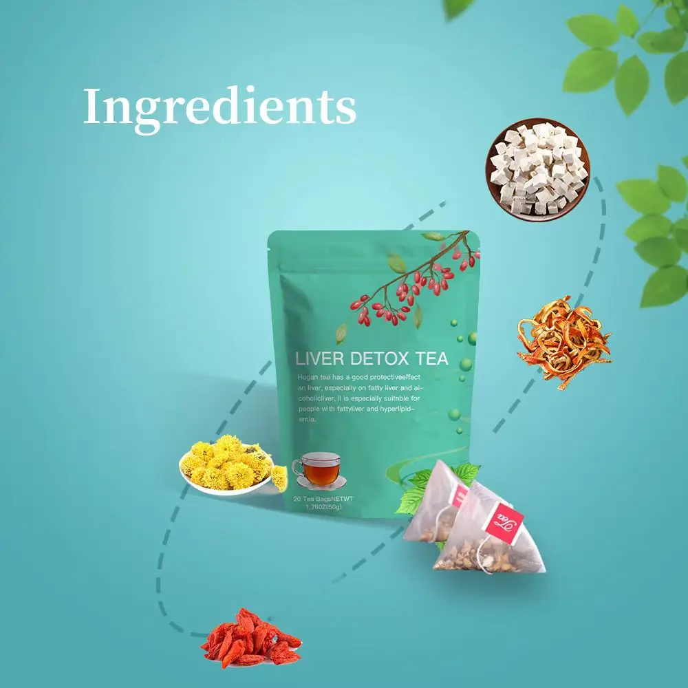 Wholesale Liver Tea Formula Chrysanthemum Cassia Seed Honeysuckle Detox Health Tea Bags