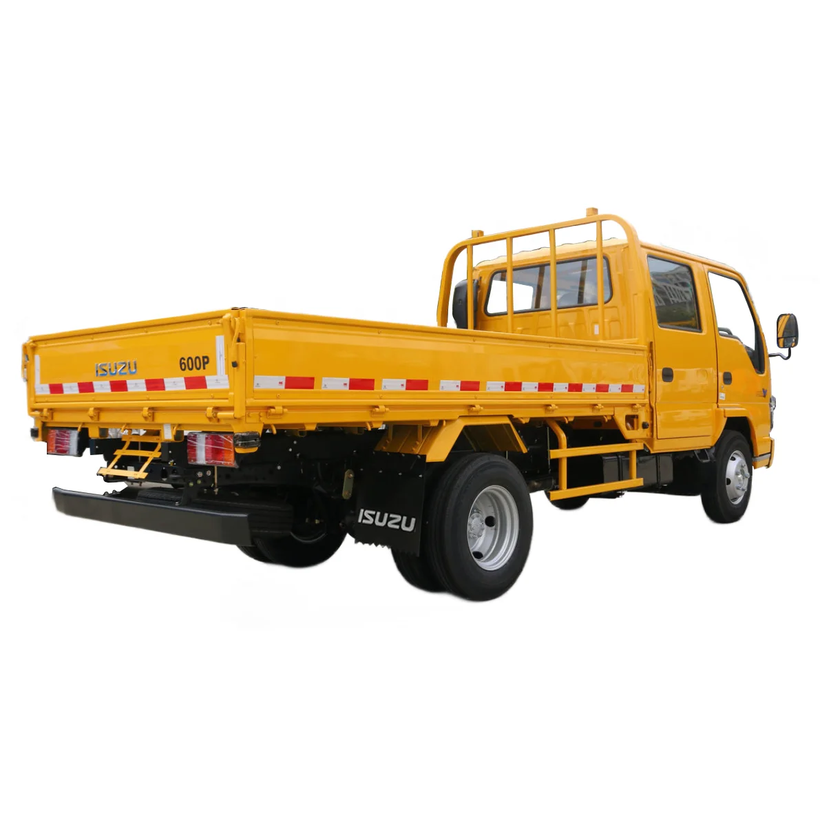 ISUZU 600P  left hand drive 6 wheels 120HP light duty double cabin cargo truck  4KH1 engine EURO 5