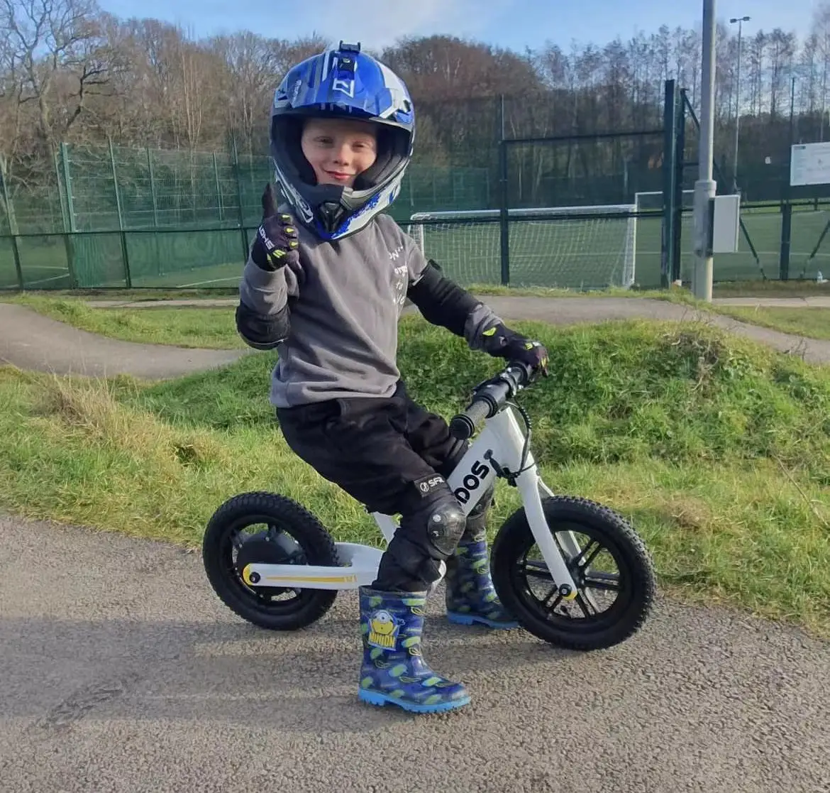 2024 High Quality 120 W 12 Inch Aluminum Alloy Balance Bike Kids Electric Scooter