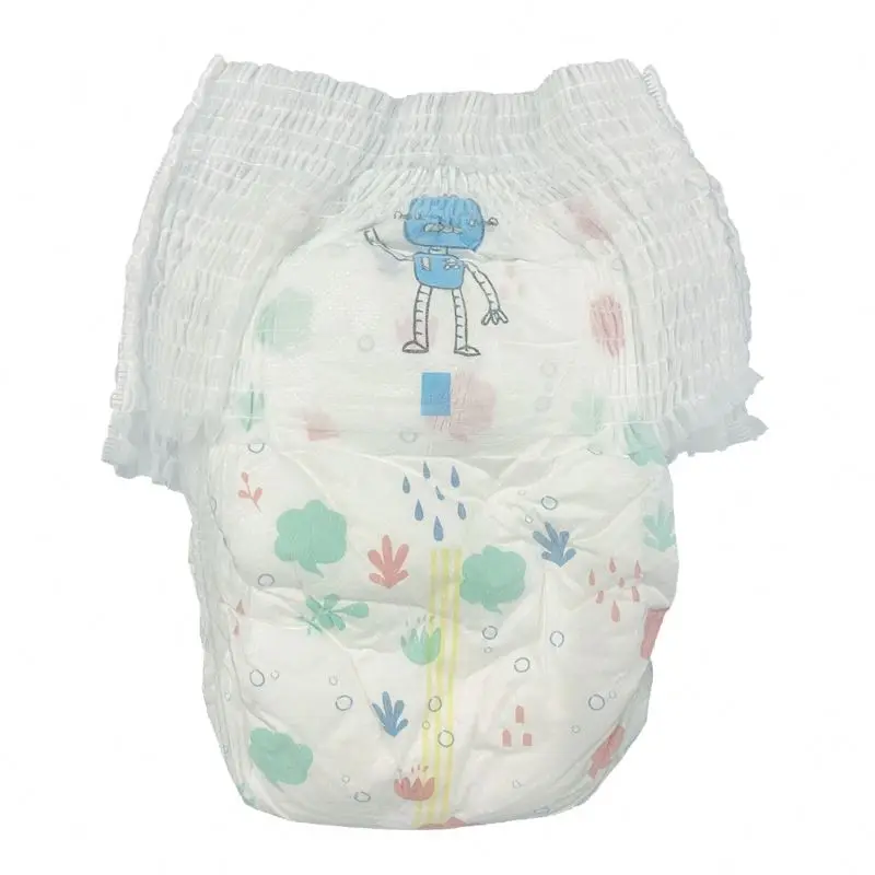 besuper Free Sample pull up 3d printing sleepy diaper pants A grade baby pampering diapers