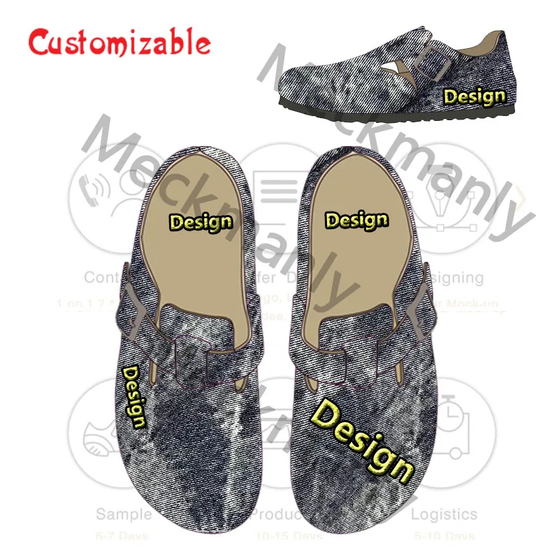Clogs Mules Cow Suede Logo Custom Support New Women Casual Genuine Leather Mules Unisex Clogs Cork Slippers