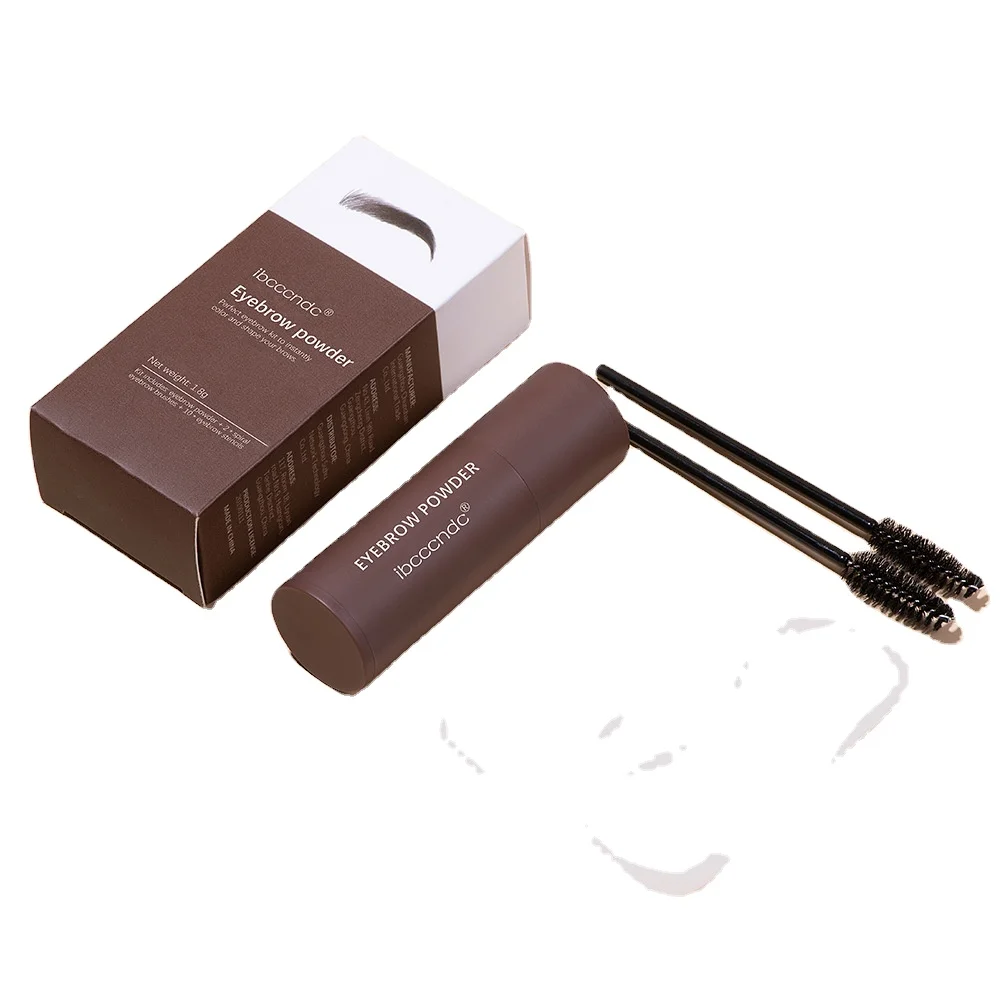 Wholesale Explosive Waterproof Brown Contour Eyebrow Powder Kit Hairline Shadow Powder Contour Powder with Eyebrow Mold