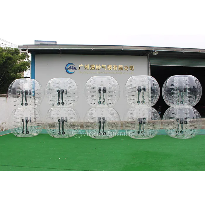 Crazy outdoor sport TPU/PVC cheap inflatable human sumo bumper bubble soccer ball for football
