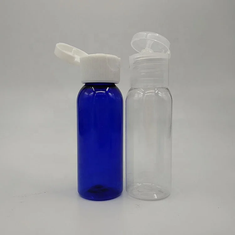 Customized color PET Shampoo Hand Face Body Wash Lotion Pump Plastic Round Bottles 120ml 200ml 250ml 500ml Skin Care Packaging